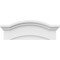 Ekena Millwork Eyebrow Architectural Grade PVC Pediment, 28"W x 10-1/2"H x 2-3/4"P PEDP028X105EYE00 - alternate 2